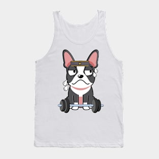 Funny french bulldog is exercising Tank Top